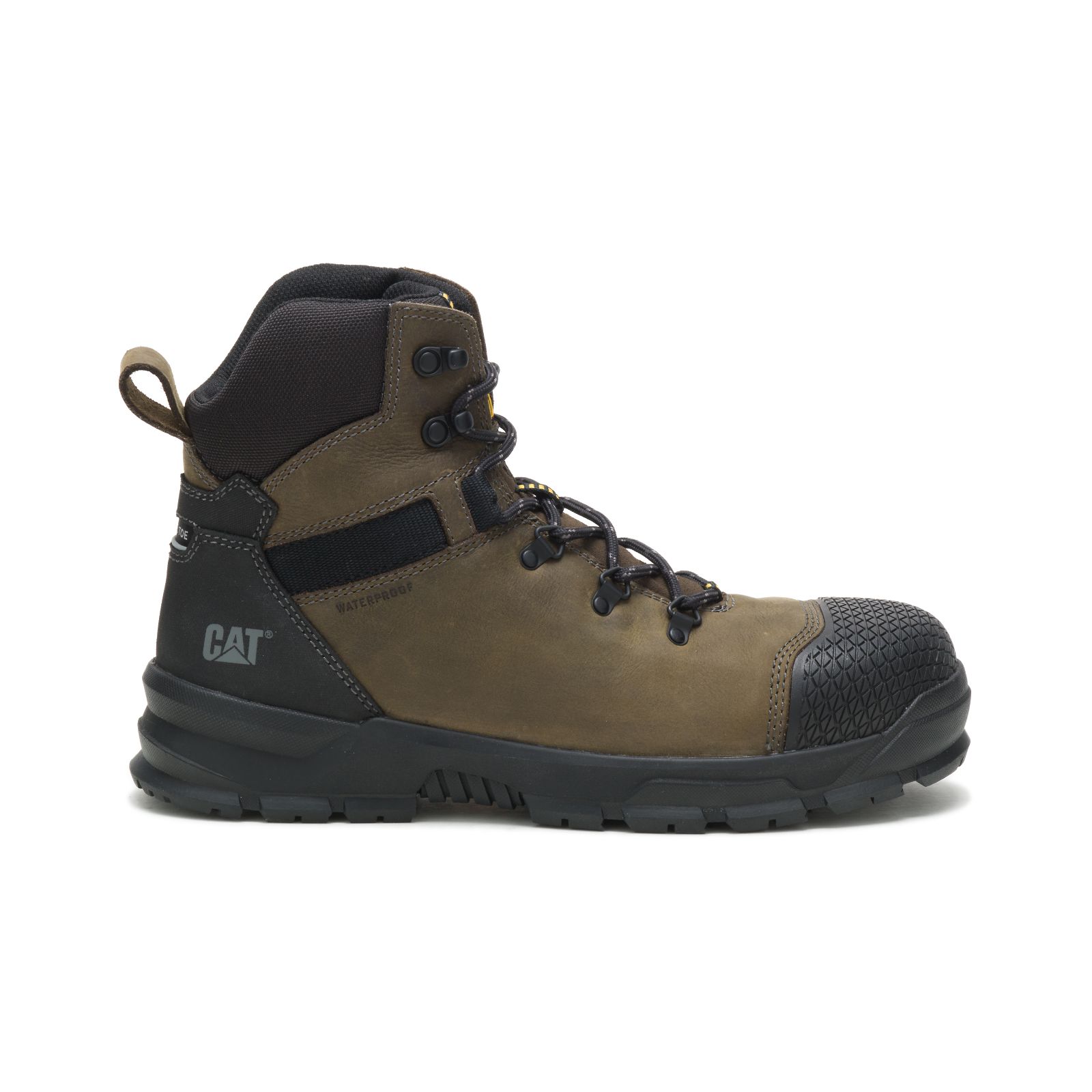 Caterpillar Boots South Africa - Cat Men's Accomplice X Waterproof Steel Toe Work Boots Deep Green/Black AS4912076